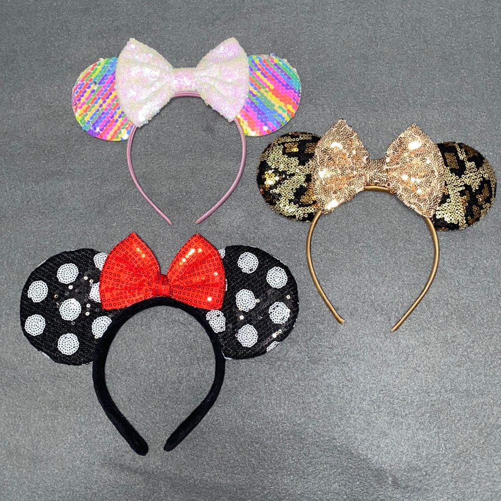 Disney Minnie Mouse ears headbands (3)